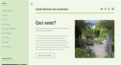 Desktop Screenshot of jardibotanic-gombren.cat